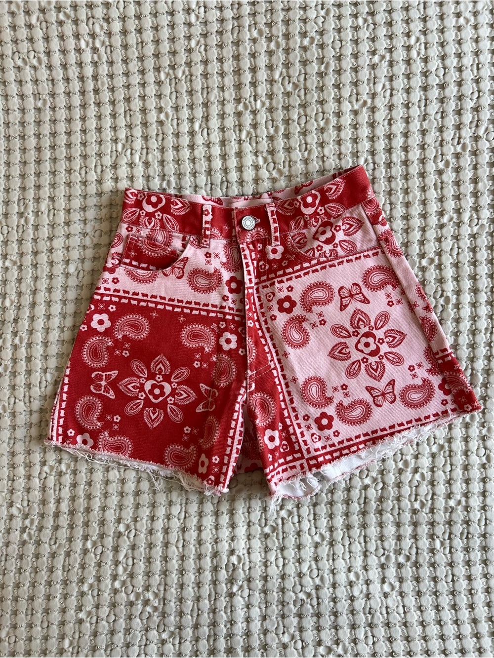 Lisa Says Gah Bandana Print Shorts Size 0